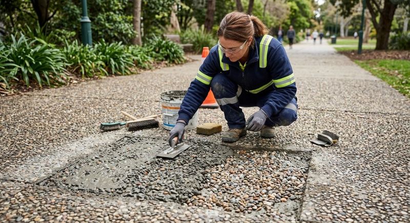 Concrete Pathway Repair in Des Moines, IA